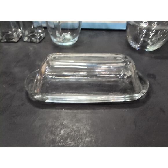Anchor Hocking Clear 5 Piece Table Service, Savannah Shakers, Glass Serving Set - Picture 5 of 11